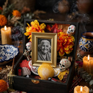 dia de los muertos fiel altarcito display