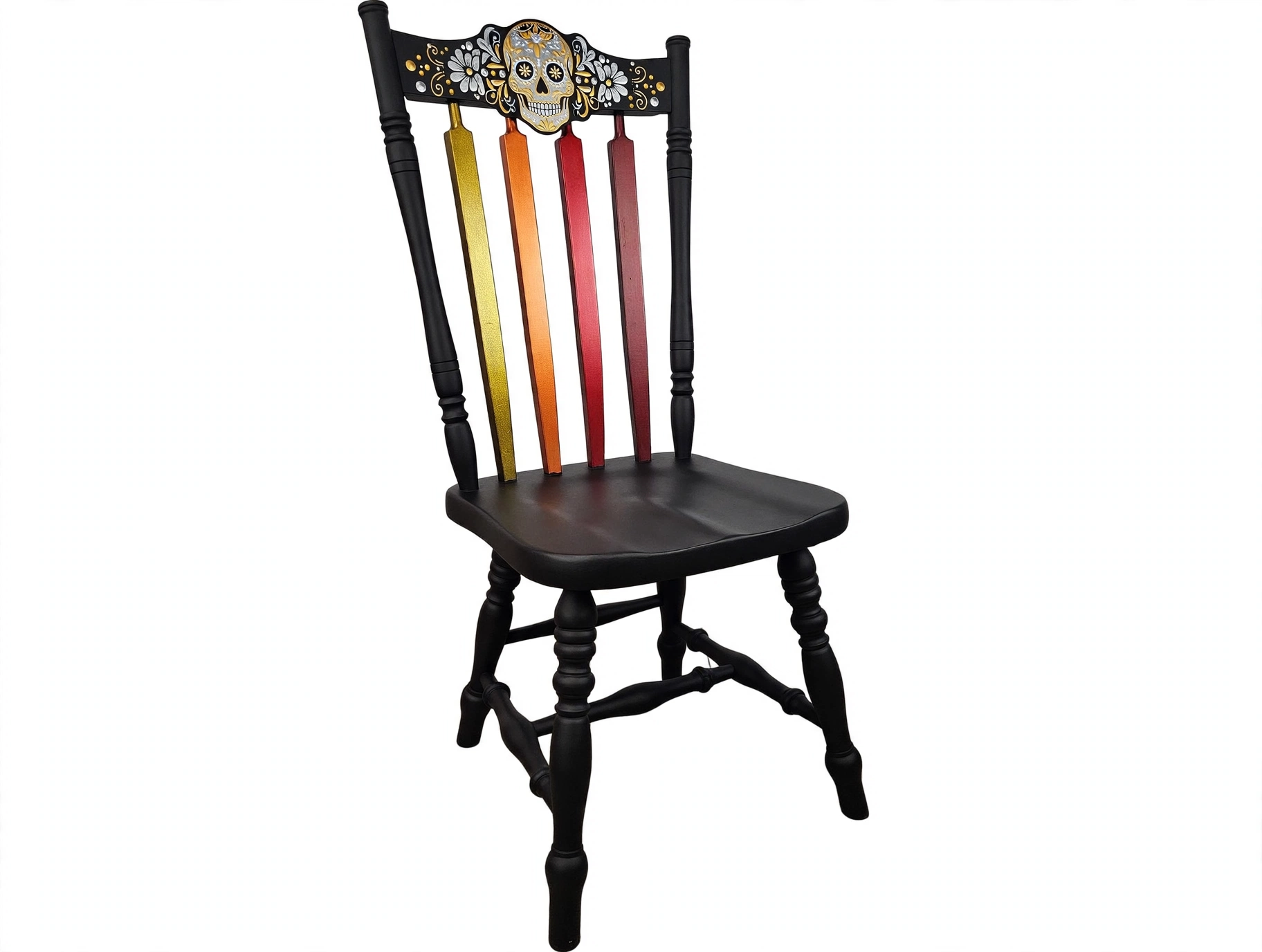 silla con calavera