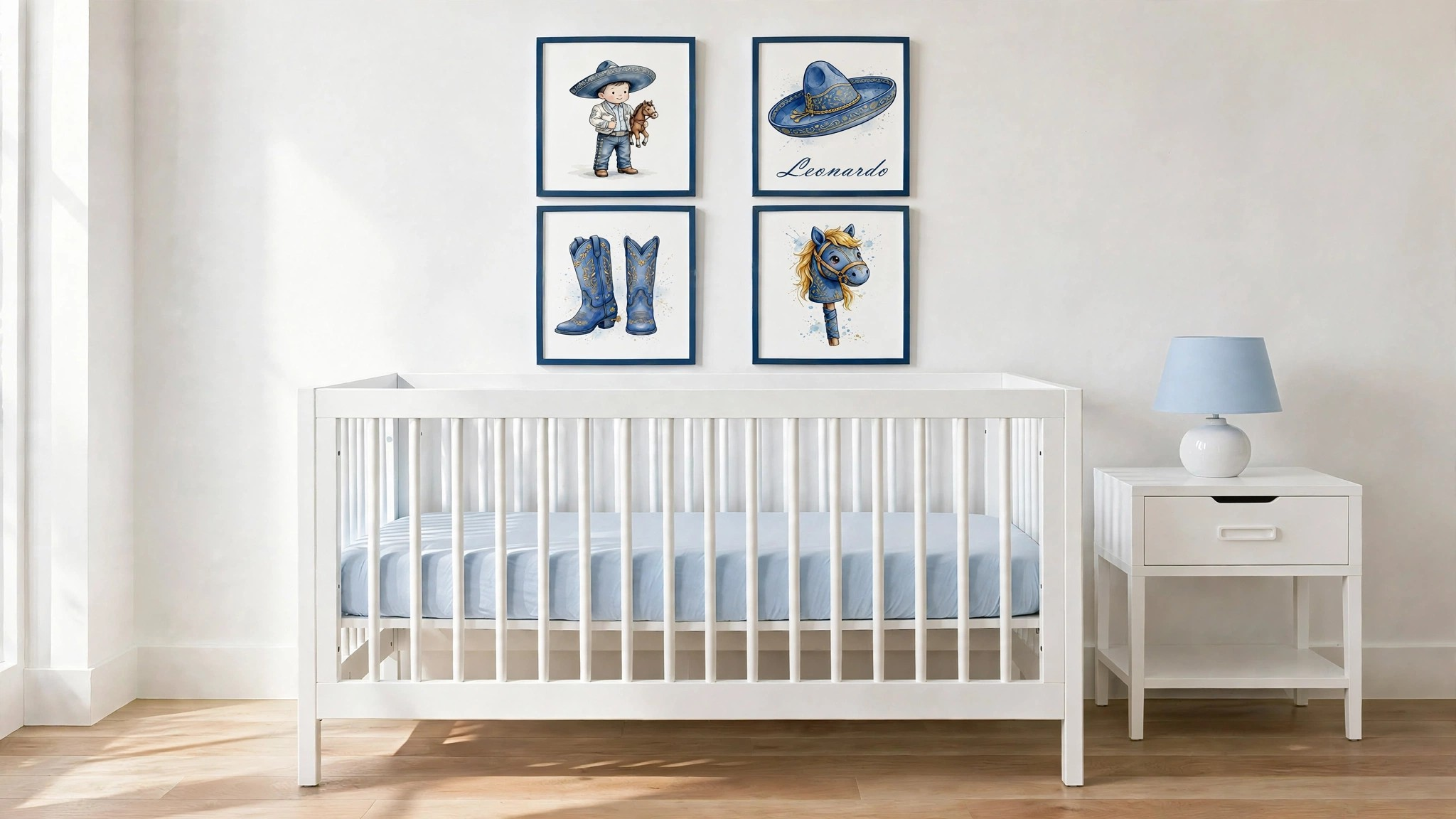 traje charro de niño azul - charro baby nursery personalized name framed gold McAllen TX
